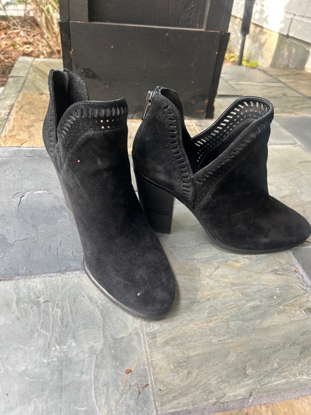 Vince Canute black heel boot